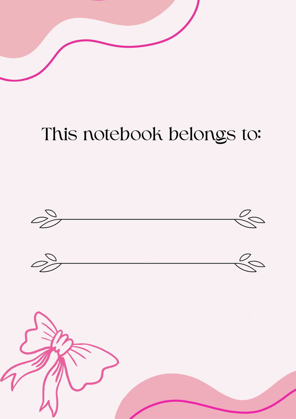 Pink Notebook