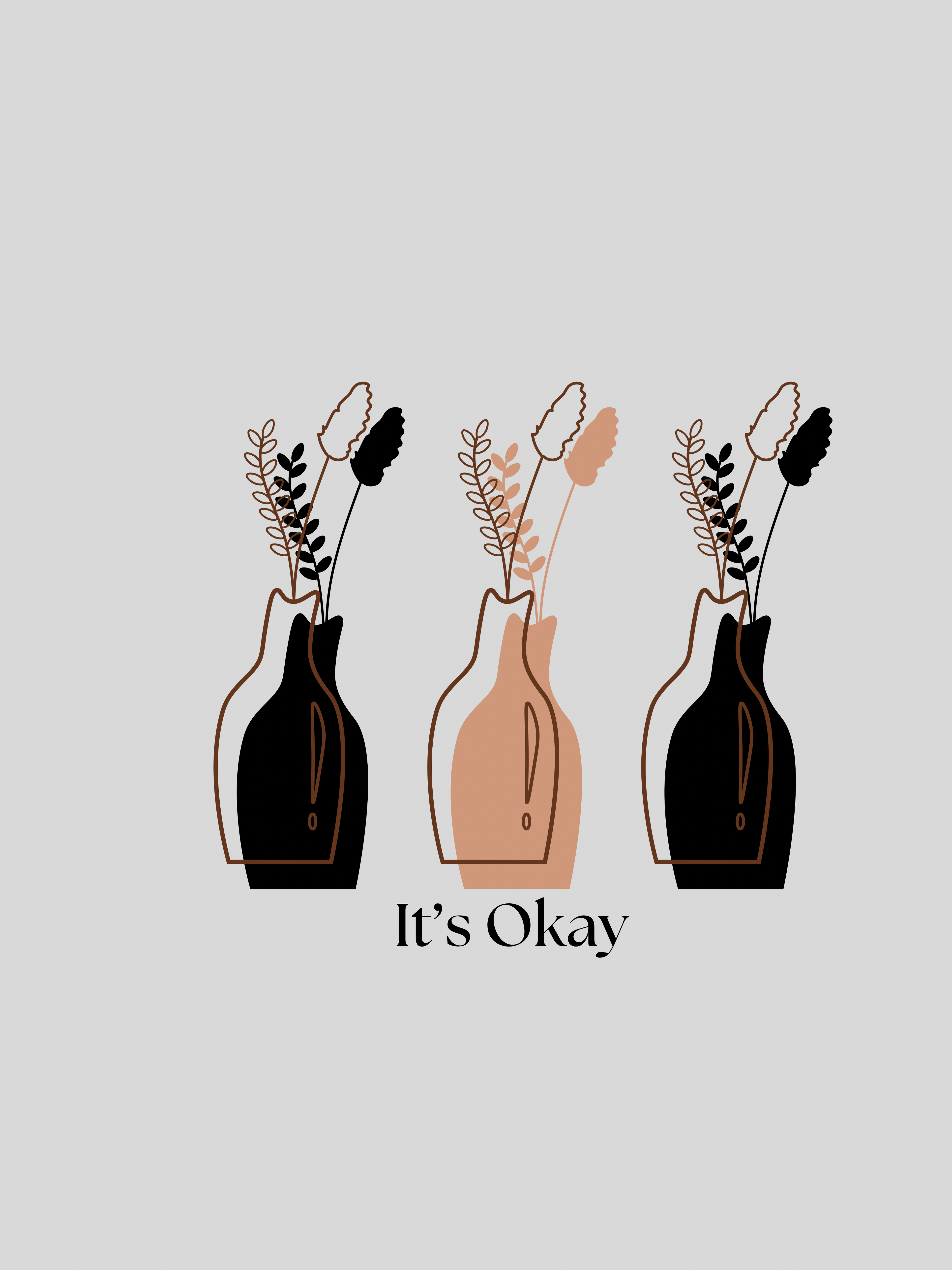 It’s Okay Canvas Wall Art